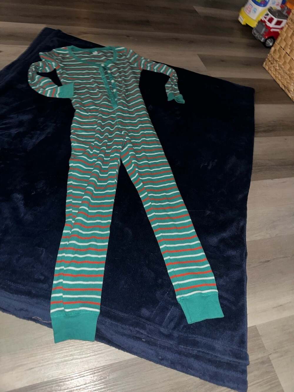 Old Navy Striped Thermal Union Suit Size S